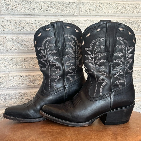 Tecovas “Jolene” Black Western Leather Boots - Picture 4 of 9